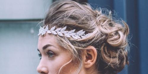 The most beautiful accessories bridal hairstyle
