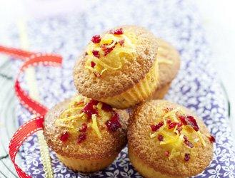 Lemon and Cranberry Cakes