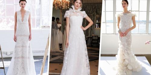 50 lace wedding dresses spotted at Bridal Week