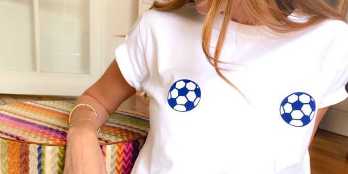 T-shirts and sweatshirts for football fans
