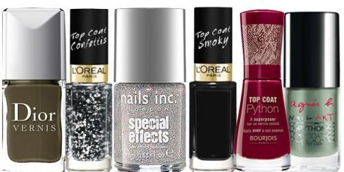 The new top coats that twist our nail polish!