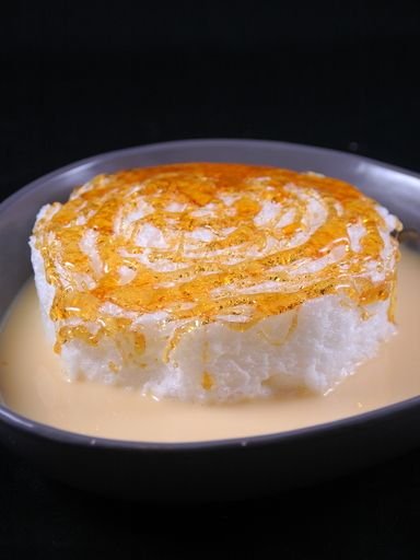 floating island in the microwave