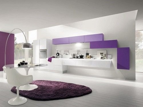 ultra violet kitchen furniture