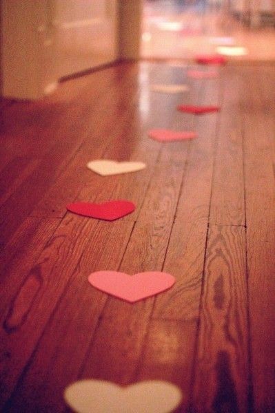 hearts on the ground