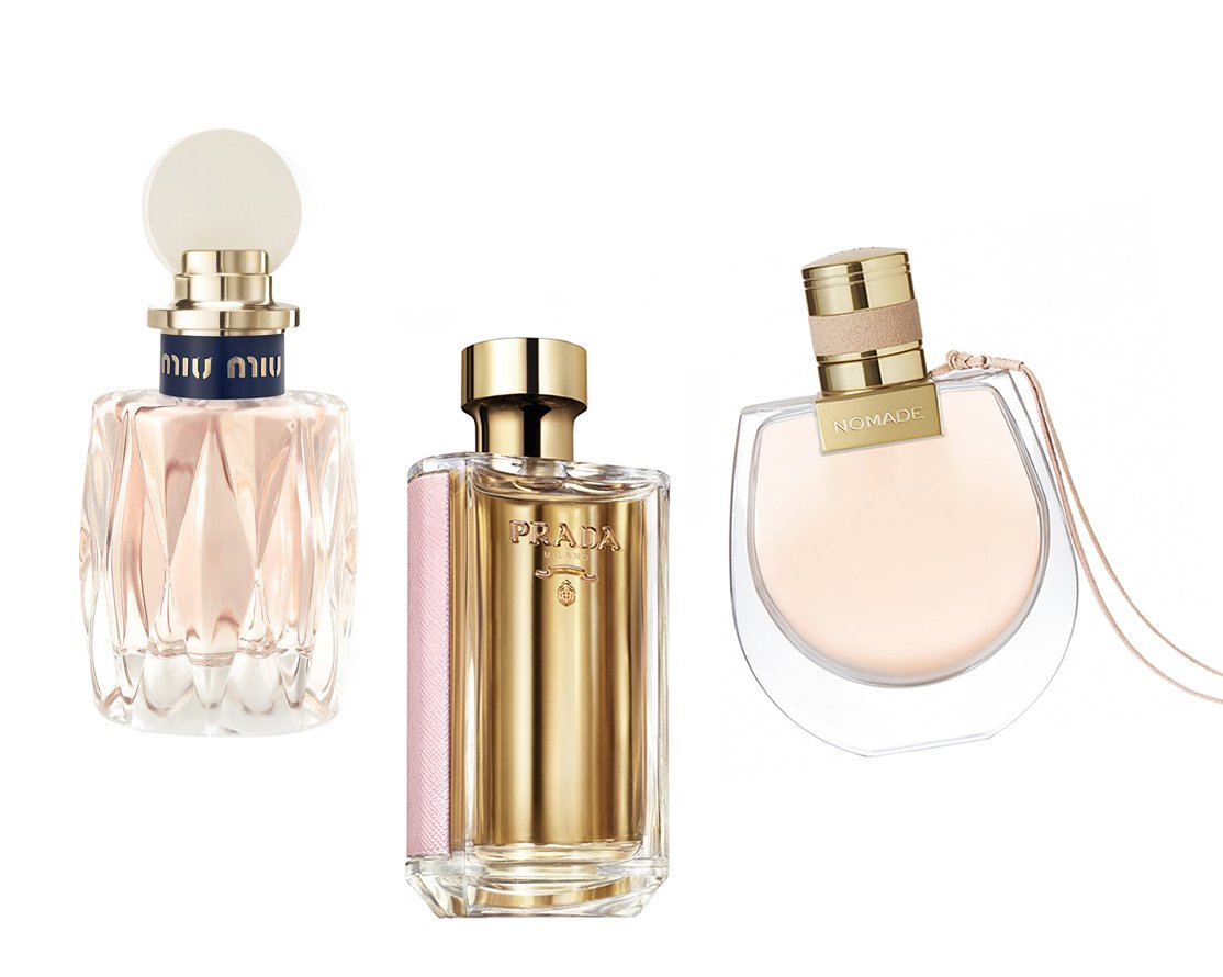 flasks of perfumes