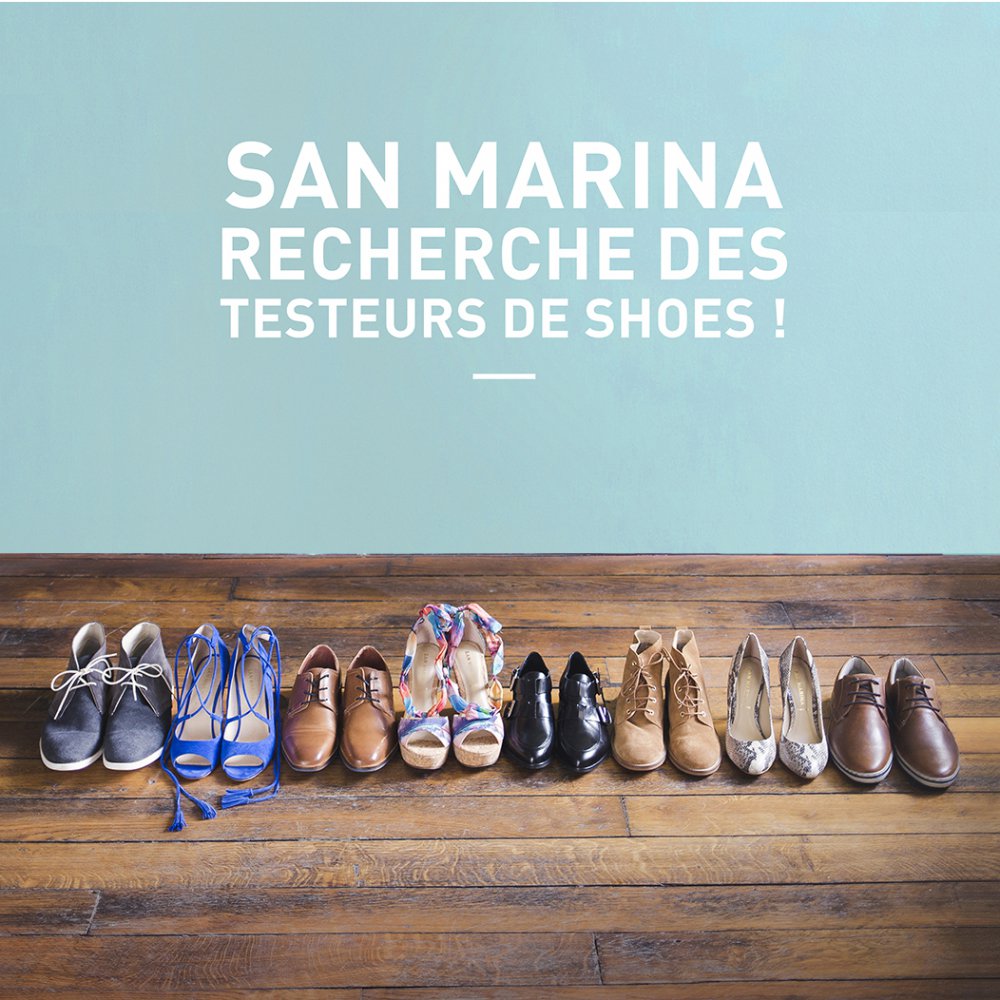San Marina recruits shoe testers