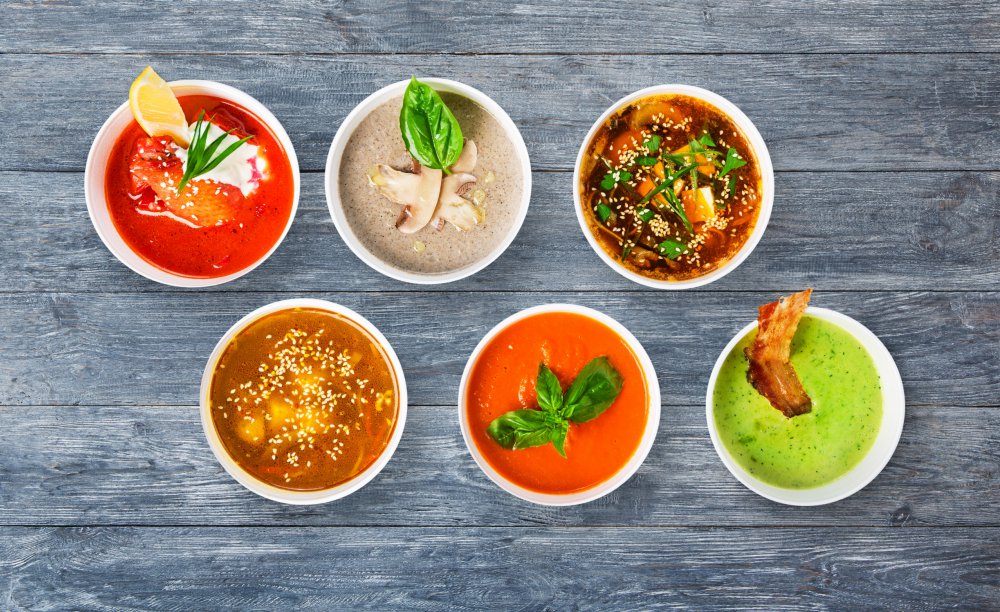 Light, gourmet and vegetarian: the cold soups are all good!
