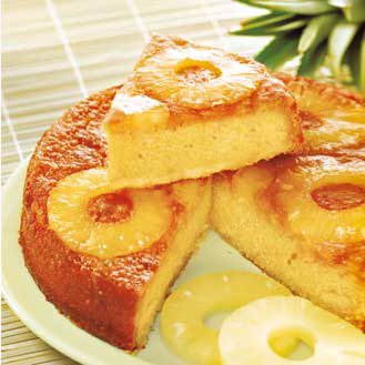 Pineapple cake with pineapple