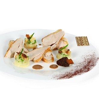 Chef's recipe: Chicken with truffle and crumbled celery root