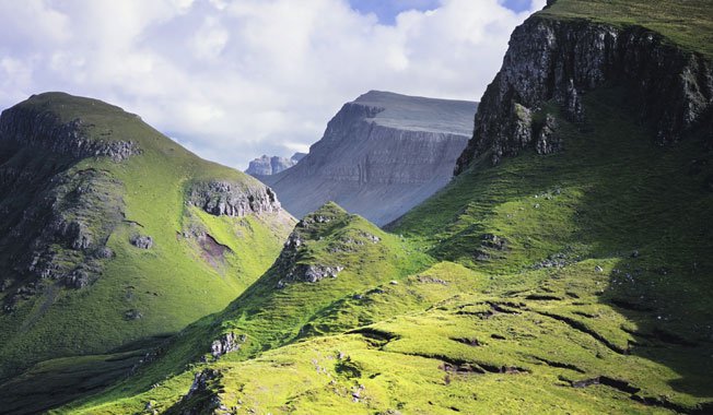 Natural landscape in Scotland