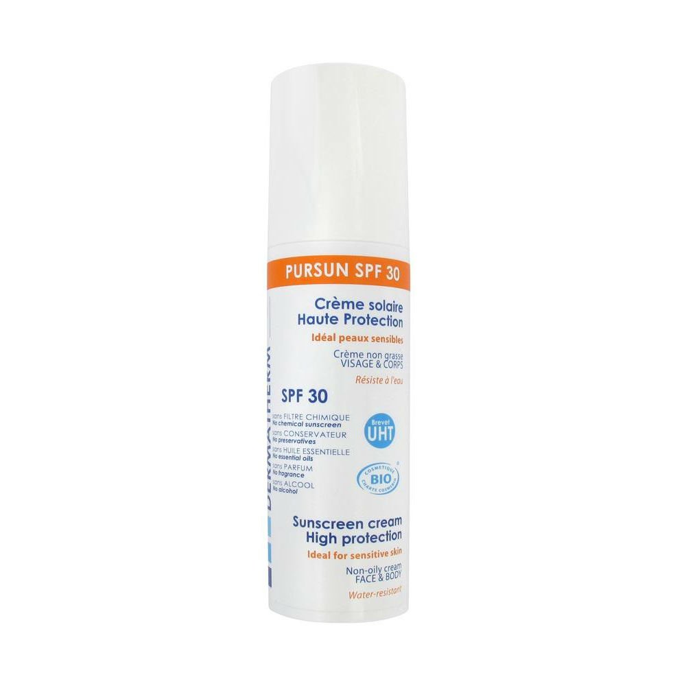 Pursun SPF30 High Protection Organic Sun Cream Dermatherm