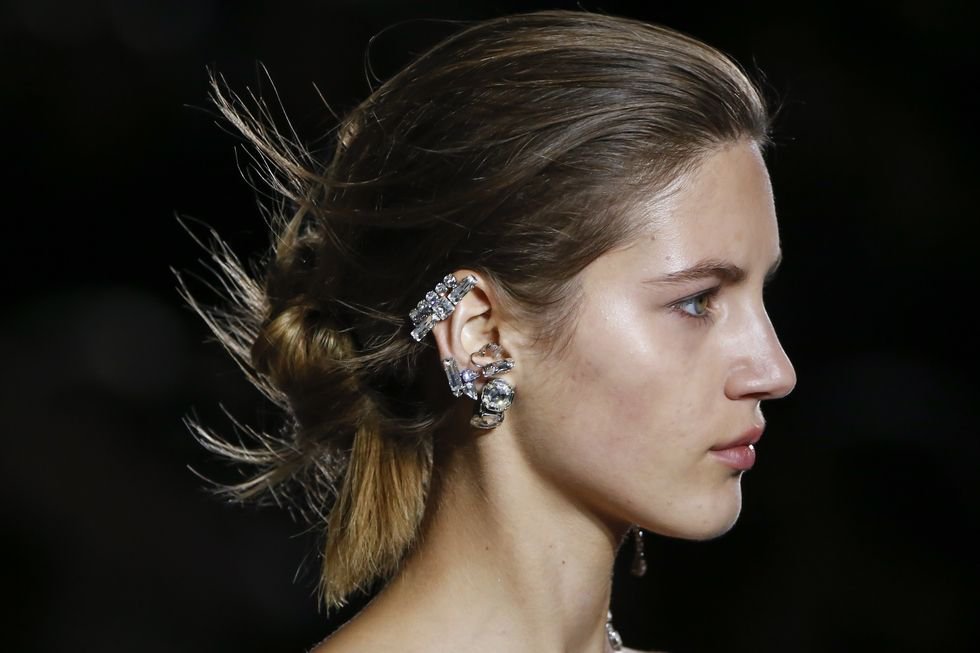 The earrings Saint Laurent