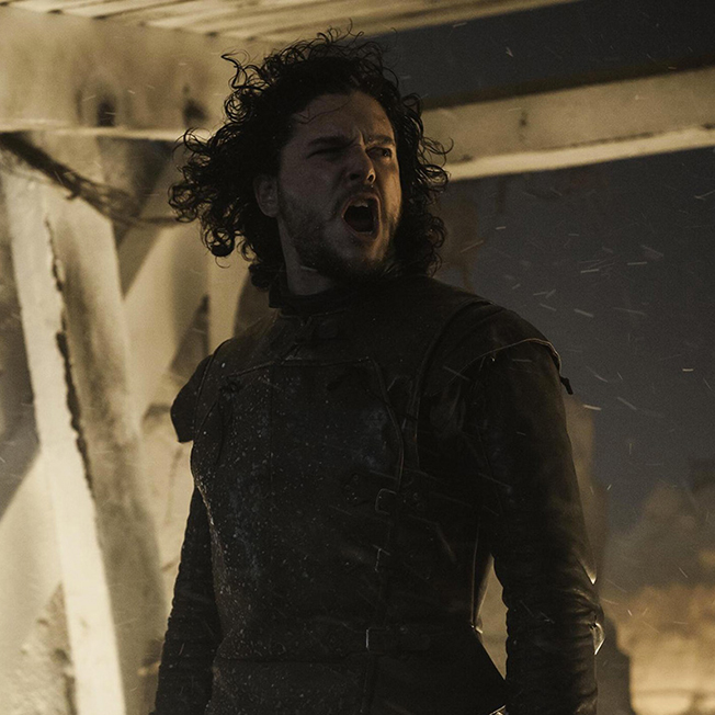 Jon Snow's hair in Game of Thrones