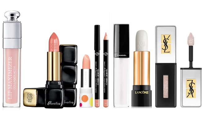 A nude and plumping lip makeup for the fall-winter 2015-2016 season