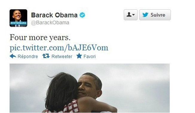 victory Obama presidential tweet