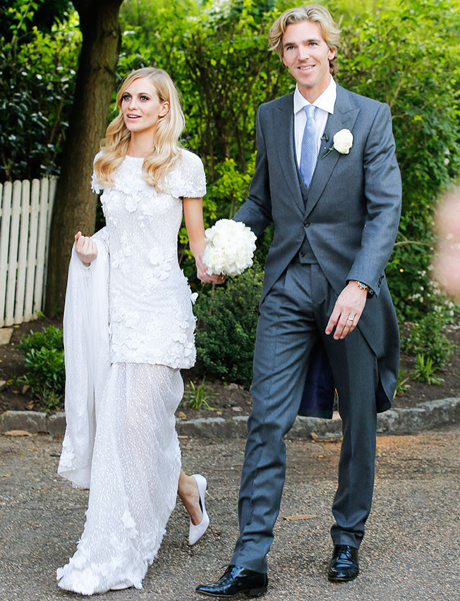 Poppy Delevingne Chanel Wedding Dress